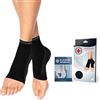 Dr. Arthritis Cavigliera Ortopedica Ideata da Medici - Cavigliera Sportiva a Compressione per Distorsioni, Fascite Plantare o Dolore al Metatarso - Tutore Caviglia con Filamenti di Rame (Nero, 1 Paio, Taglia XL)