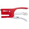 Sax Pinza per cucire SAX in metallo rosso, per 6/4 graffette, per 20 fogli, metallo robusto, adesione chiusa, design moderno ed elegante