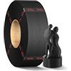 ANYCUBIC Ricarica di Filamento PLA, Filamento per Stampante 3D da 1,75 mm Senza Bobina, Alta Precisione e Alta Compatibilità, Nero 1KG