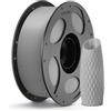 ANYCUBIC Filamento PLA 1,75 mm, Filamento PLA per Stampante 3D, Confezione Sottovuoto, Identificazione Intelligente, Grigia 1KG