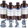 ANYCUBIC Resina Standard Plus 4kg per Stampante 3D, Resina a Polimerizzazione UV Rapida SLA 405nm, Alta Precisione e Fotopolimero Rapido per Stampa 3D LCD/DLP/SLA (Grigio)