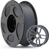ANYCUBIC PLA+ Filamento per Stampante 3D, Elevata Resistenza e Resistenza Alle Alte Temperature, Eccellente Adesione e Resistenza Alla Deformazione(Texture Grigio 1kg)