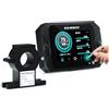 ECO-WORTHY Monitor della batteria aggiornato, 300 A, 12 V/24 V/36 V/48 V, 3,5, display touchable con allarme, 9 - 80 V, batteria agli ioni di litio LiFePO4/gel per camper, impianti solari