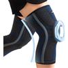 CAMBIVO 2 Pezzi Tutore Ginocchio con Stabilizzatori Laterali In PMMA e Gel Pad Rotulea, Ginocchiera Ortopedica Compressione Elastica per Legamenti, Menisco, Sportivo, Palestra, Pallavolo
