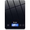Drcowu Bilancia da Cucina, Bilancia Cucina Digitale 15kg, alta Precisione 1 g Pesa Alimenti, Funzione Tare, Grande Display LCD, Bilance impermeabile Varie Unità in Grammi e Once, Pulsante touch
