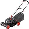 Valex TS4636 Tagliaerba a Scoppio, 150cc/3,5HP, Taglio Ø46cm, 7 Altezze di Taglio, Cesto 55L