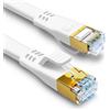 HUGIN Cavo Ethernet Cat 8 30M, Cavo Internet ad Alta Velocità 40Gbps 2000MHz Cavo LAN, Cavo di Rete con Connettore RJ45 Placcato Oro Compatibile con Cat 7/Cat 6/Cat 5/Router/Modem/PS5/PC (30M)