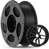 ANYCUBIC PLA+ Filamento per Stampante 3D,PLA più,Elevata resistenza e resistenza alle alte temperature,eccellente adesione e resistenza alla deformazione,(Nero 1kg)