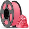ANYCUBIC PLA Filamento per Stampante 3D, Filamento di Stampa Intelligente Identificazione Intelligente, Bobina Rimovibile e Riutilizzabile, Dimensioni +/- 0,02 mm, Rosa, 1KG