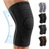 CAMBIVO Ginocchiera Stabilizzante Leggera (75g) in Maglia 3D Traspirante, 2 Pezzi Tutore Ginocchio con Stabilizzatori Laterali Flessibili, Compressione Graduata per Corsa Palestra Trekking Recupero