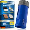 S&R Punta Diamantata per Gres 25mm. Foretto Diamantato 25mm - M14 per Smerigliatrice. Sega a Tazza Diamantata 25 mm per Gres Porcellanato, Piastrelle, Ceramica, Marmo, Granito, Pietra.