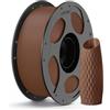 ANYCUBIC Filamento PLA 1,75 mm, Filamento PLA per Stampante 3D, Confezione Sottovuoto, Identificazione Intelligente per Stampa Intelligente, Bronzo 1KG