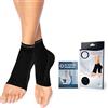 Dr. Arthritis Cavigliera Ortopedica Ideata da Medici - Cavigliera Sportiva a Compressione per Distorsioni, Fascite Plantare o Dolore al Metatarso - Tutore Caviglia con Filamenti di Rame (Nero, 1 Paio, Taglia S)