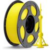 ANYCUBIC PLA+ Filamento 1,75 mm, Precisione Dimensionale +/- 0,02 mm, Materiali per Stampa 3D ad Alta Tenacità e Precisione, Identificazione Intelligente, 1KG Giallo