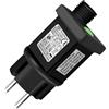 Cozymeow Trasformatore Luci Natale 24V 6W AC Alimentatore, 8 Modalità Adattatore con Timer, IP44 Impermeabile Presa, Spina Ricambio a 2 Pin per Luci Albero di Natale Catena Luminosa Tenda Luminosa