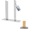 GeZu Impex Supporto per Pilastri a U 101 x 200 mm Set di 16 Zincato a Caldo Calcestruzzo in Staffa per Pilastri a U Supporto per Deck Base Rialzata