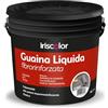 IRISCOLOR IRIS COLOR Guaina Liquida impermeabilizzante Terrazzi Grigia 4 LT Fibrorinforzata e Calpestabile Sigillante Professionale Per Balconi Sigillante Impermeabile Trasparente Anti-Infiltrazioni e Raggi UV