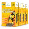 LERAVA Concime Agrumi Bio (4x800g) - Fertilizzante organico per agrumi vigorosi e saporiti - Con tappo dosatore - Ideale per limoni in vaso o in terra - 100% Made in Italy