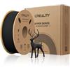Creality Official Hyper PLA Filament Nero 1KG, Filamento per Stampanti 3D per la Stampa ad Alta Velocità, Durevole e Resistente, Liscio, Prestazioni a Sbalzo Precisione Dimensionale +/-0,03mm
