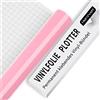 IModeur Vinile adesivo Rosa - Vinile plotter adesiva lucida da 10 piedi (30,5 x 305 cm), Pellicola adesiva per Cricut, Silhouette e tutte le macchine da taglio, Vinili Rosa per tazze, finestre