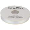 100%MOSEL 100% Mosel Nastro di Raso, in Bianco (10 mm x 25 m), Nastro da Regalo finitura lucida, Nastro elegante per Decorazioni & Creazioni, per Confezionare Regali speciali, per Matrimoni, Battesimi