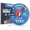 STONE REEF Lama per sega circolare 190 x 30 cm, con adattatore per foro da 20 e 16 mm, compatibile con smerigliatrice angolare di Bosch, Makita ecc. - Lama per sega circolare - per legno