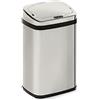 KLARSTEIN Cleansmann Sensor - Pattumiera Raccolta Differenziata, Cestino Rifiuti, Apertura e Chiusura Automatica, Porta Sacco per Rifiuti, Materiali: Coperchio in Plastica ABS, 30 L, Argento