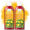 LERAVA® concime per agrumi liquido - 2 x 700ml con tappo dosatore - concime agrumi per una crescita rigogliosa con frutti sani e succosi - con microelementi chelati - Made in Italy