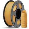ANYCUBIC PLA Filamento per Stampante 3D, Identificazione Intelligente Filamento PLA per Stampante 3D 1,75 mm Precisione Dimensionale +/- 0,02 mm(Oro,1KG)