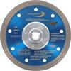 PRODIAMANT F50 - Disco da taglio diamantato 125 mm x M14, con flangia, per gres porcellanato, piastrelle e ceramica
