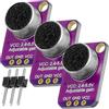 AZDelivery 3 x GY-MAX4466 Electret Microfono Amplificatore, Breakout Sensor MAX4466 compatibile con Arduino e Raspberry Pi incluso un E-Book!