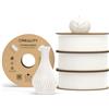 Creality Hyper PLA Filament Bianco 4KG, Filamento Per Stampanti 3D per La Stampa Ad Alta Velocità, Durevole e Liscio, Prestazioni Di Overhang Accuratezza Dimensionale +/-0,03mm, 4 Rotoli