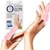 Dr. Arthritis Tutore Dito a Scatto Ideato da Medici - Stecca per Dito Medio, Anulare, Indice e Mignolo - Supporto Imbottito per Raddrizzare, Proteggere e Sostenere le Dita (Rosa, Confezione da 2, Taglia S/M)