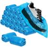 com-four® 200x Copriscarpe USA e Getta, 3 g per Copriscarpa - Calzari in Plastica - Scarpa Impermeabile Monouso, Taglia Unica