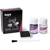 Kaps Tinta Super Color + Preparatore (25 ml ognuno), Colorante Professionale per Pelle Naturale, Tela, Ecopelle, Nutre e Ripara le Scarpe in Pelle (123 - Viola)