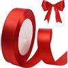 YUDANSI Nastro Di Raso Adatto Per Confezionare Regali, 2.0cm x 22 m Nastro Doppio Raso Per Feste Di Compleanno, Fai Da Te Metri Per Artigianato Inviti Di Nozze, Bouquet Da Sposa, Natale, San Valentino