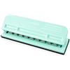 Craftelier - Perforatrice a 9 fori per dischi da scrapbooking, scrapbooking e crafting | Capacità di punzonatura per 3 carte da 90 g/m2 | Dimensioni circa 29 x 9 x 5 x 5 cm - Colore Aqua