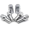 TRACER Set di bulloni per cerchione, antifurto M14 x 1,5, 27 mm, con 2 chiavi compatibili con Audi, VW, Seat, Skoda