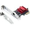 10Gtek® Scheda di rete 2.5 gigabit, 2.5GBase-T PCIe Realtek RTL8125B 2500/1000/100Mbps PCI Express Gigabit scheda Ethernet RJ45 LAN Controller, supporto PXE Windows Server/Ubuntu/Centos/Debian