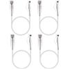 GeeekPi 4-Pack Snagless - Cavo Ethernet Cat6A, 0,5 m