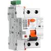 A2ZWORLD Interruttore Differenziale Tipo F Riarmo Automatico 25A, RCCB Salvavita Classe F Riarmabile, 1P+N 6kA 30mA 0.03A, 3 Moduli DIN, 3 Tentativi (10s/60s/300s)