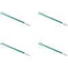 ZOREI Lampada Led Per Pulsante Comando Illuminabile, Compatibile Con Bticino Living, Compatibile Con Bticino Matix (4 Pezzi, Verde)