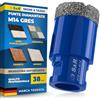 S&R Punta Diamantata per Gres 38mm. Foretto Diamantato 38mm - M14 per Smerigliatrice. Sega a Tazza Diamantata 38 mm per Gres Porcellanato, Piastrelle, Ceramica, Marmo, Granito, Pietra.