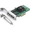 10Gtek® I350-T4 Scheda di Rete 1.25G Gigabit PCIE per Intel I350 Chip, Quad RJ45 Ports, PCI Express 2.1 X4, Ethernet LAN Card, 10/100/1000Mbps NIC pour Windows Server, Windows 7/8/10, XP and Linux
