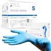 MEDICAL FUTURA - 1000 Guanti in Nitrile S Blu Monouso Anallergici Gr. 4.0, Senza Polvere, Senza Lattice, Ottimi per Estetisti, Tatuatori, Officine, Ambiti Medici e Manipolazione Alimenti (S, Blu)