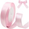 YUDANSI Nastro Di Raso Adatto Per Confezionare Regali, 2.0cm x 22 m Nastro Doppio Raso Per Feste Di Compleanno, Fai Da Te Metri Per Artigianato Inviti Di Nozze, Bouquet Da Sposa, Natale, San Valentino