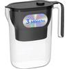 Waterdrop Jarra de Filtro de agua para Refrigerador, Jarra de agua con Filtro de 3 Meses, 2,5 L,Reduce Fluoruro, Cloro y más,Certificada por NSF, Libre de BPA,Nero (Filtro de reemplazo:WD-PF-01A Plus)