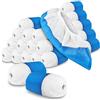 com-four® 150x Copriscarpe Riutilizzabili Premium - Calzari in Plastica con Suola Antiscivolo - Scarpa Extra Resistente e Impermeabile, Taglia Unica