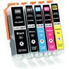 Supply Guy 5 cartucce per stampanti con chip compatibile con Canon PGI-550 CLI-551 per Canon Pixma IP7250 IX-6850 MG5450 MG5550 MG5650 MG5655 MG6450 MG6650 MX725 MX925