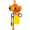 VEVOR Paranco elettrico a catena, Capacità carico max. 1 tonnellata, Altezza sollevamento max. 4m, Gru a ponte monofase 1,1 kW con catena G80, Telecomando cablato 3,3 m, per garage, officina, hotel